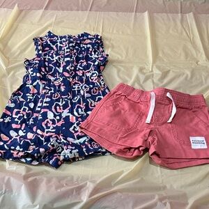 Pink and Blue Kids Shorts size 7/8